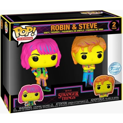 Afbeelding van Funko Pop! Television: Stranger Things Robin &amp; Steve Special Edition 2 Pack
