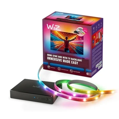Image de WIZ Hdmi Sync Box Avec Éclairage Tv + Bande Led Rgbic Pour 55 65&#039;&#039;