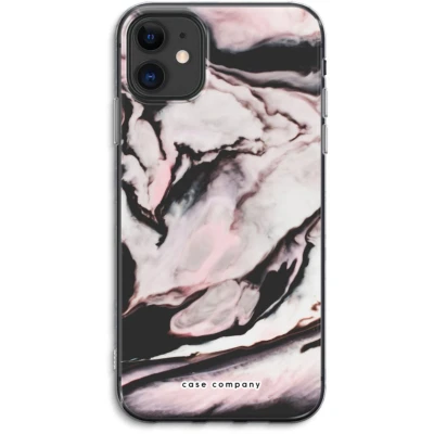 Afbeelding van Case Company® hoesje geschikt voor iPhone 11 Roze stroom Soft Cover Telefoonhoesje Bescherming aan alle Kanten en Schermrand