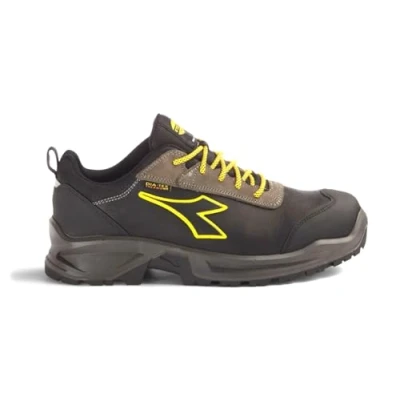 Afbeelding van Utility Diadora DIATEX Low S3 WR CI SRC sportschoenen voor dames en heren, C2815 Zwart Grijs Staal