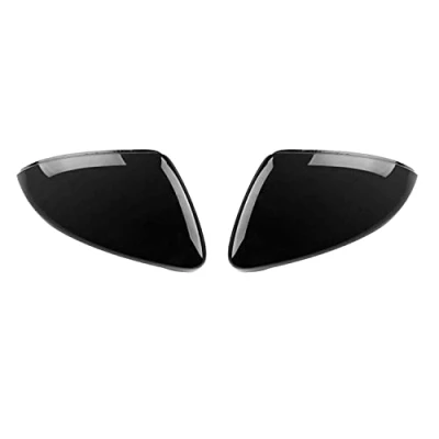 Afbeelding van GSRECY Zijspiegelhoes compatibel met Golf 7 Mk7 7.5 GTI Gtd R L E 2013 2017 (glanzend zwart)