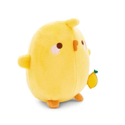 Afbeelding van NICI Piu pluche dier met belletje, 10 cm, geel, voor baby&#039;s en peuters, om aan te raken, knuffelen, verkennen in slaap vallen, 49485
