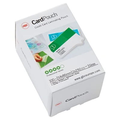 Afbeelding van Lamineerhoes GBC creditcard 54x86mm 2x250micron 100stuks