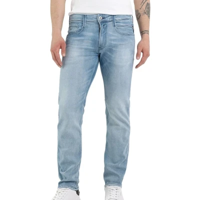 Afbeelding van Replay Anbass Pants Jeans Heren Broek Lichtblauw Maat 31/34
