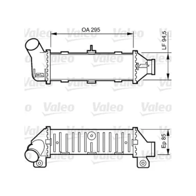 Afbeelding van Valeo Interkoeler 817766