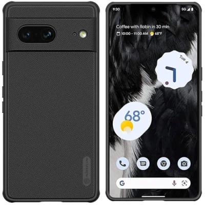 Afbeelding van Nillkin Super Frosted Shield Google Pixel 7 Hoesje Back Cover Zwart