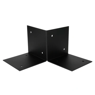 Afbeelding van Wovar Pergola Vloerelement Zwart voor 15 x cm palen Per stuk