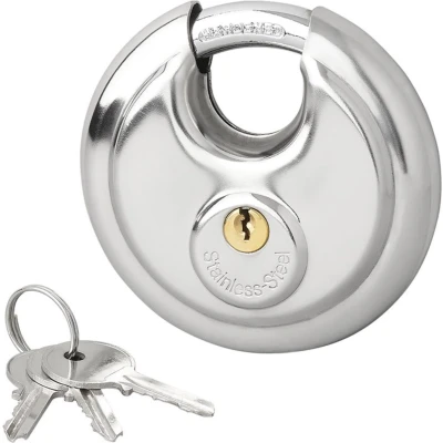 Afbeelding van ProPlus Discusslot 90mm Hangslot Rond Gehard Staal voor Aanhanger