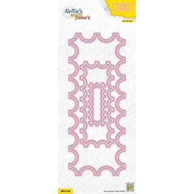 Afbeelding van Nellie Choice Multi Frame Die Slimline rechthoek MFD154 (03 23)