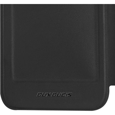Afbeelding van Dux Ducis Telefoonhoesje geschikt voor Samsung Galaxy S24 Hoesje Magsafe Magneet Met Ringhouder Skin X Pro Book Case Series Zwart