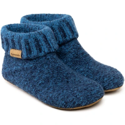 Afbeelding van Magicfelt Pantoffels, Dames, Maat: 36, Blue Wol