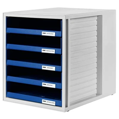 Afbeelding van HAN 1401 14 Ladebox Lichtgrijs DIN A4 Aantal lades: 5