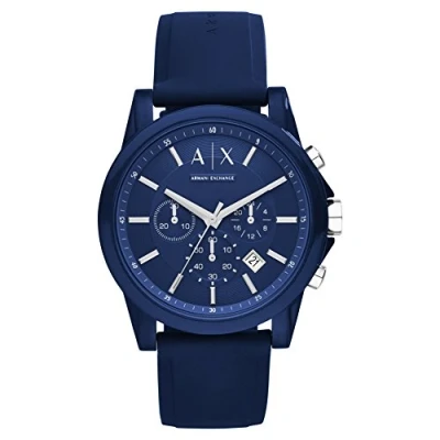 Afbeelding van Emporio Armani heren Horloge AX1327 in de kleur Blauw