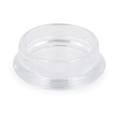 Afbeelding van GleitGut 4 x ronde meubelglijders, 33 mm, binnenbekleding, transparant