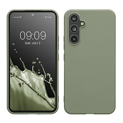 Afbeelding van kwmobile telefoonhoesje geschikt voor Samsung Galaxy A54 5G Hoesje smartphone Back cover in grijsgroen
