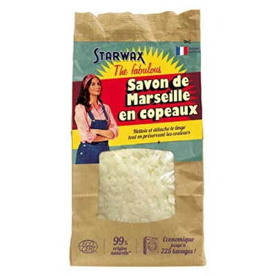 Afbeelding van Marseille zeepkrullen Starwax 750g Wit
