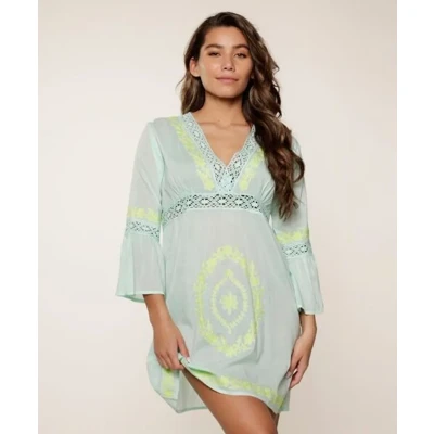 Afbeelding van Lingadore Strandaccessoire, Dames, Maat: 40, Aqua lime