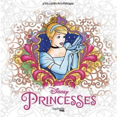 Image de Carrés Art thérapie Princesses Disney