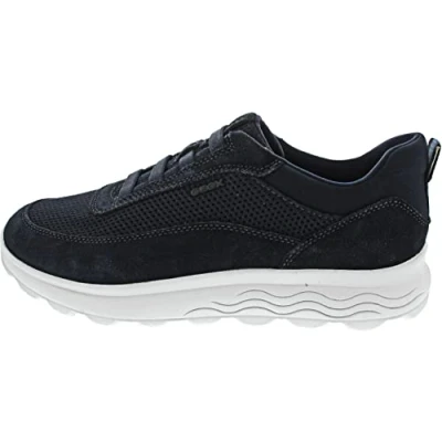 Afbeelding van Geox U Spherica B Sneakers laag, Heren, Maat: 46, Dunkelblau Leer