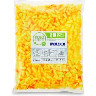 Image de MOLDEX MELLOWS REFILL PACK 766001 bouchons d&#039;oreille jetables en recharge SNR22 (500 paires)