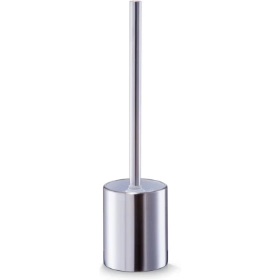 Afbeelding van Zeller WC/Toiletborstel houder RVS/edelstaal zilver D8 x 34 cm