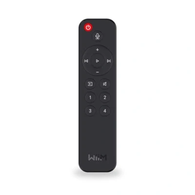 Image de Télécommande vocale Wiim Remote pour Lecteurs réseaux Hi Fi Mini Pro et Plus Noir