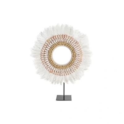 Afbeelding van Decoratieve figuren DKD Home Decor Ijzer Veer (50 x 12,5 59 cm)
