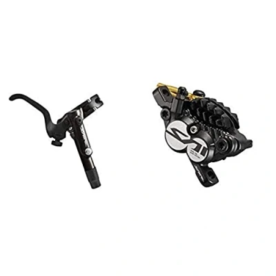 Afbeelding van Shimano Schijfremset Saint Bl m820 Links Voor 2 vinger Zwart