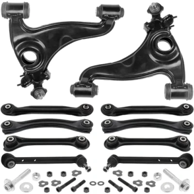 Afbeelding van Ophangarm voor/achter voor MERCEDES BENZ W124 A124 driehoek, kogelgewricht, trekstang 10 stuks