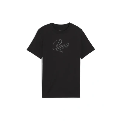 Afbeelding van Puma Tshirt print voor kinderen, Maat: 140, Black