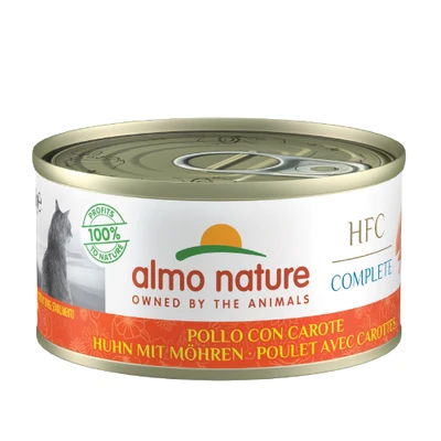 Afbeelding van Almo Nature HFC Complete 6 x 70 g Kip met Wortel