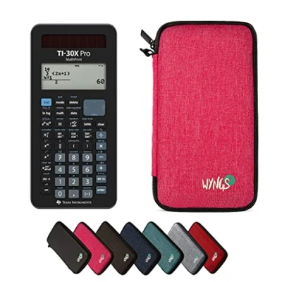Afbeelding van CALCUSO Basispakket roze met Rekenmachine TI 30X Pro Mathprint