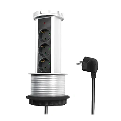 Afbeelding van LogiLink LPS235A Stopcontact (inbouw) Kinderbeveiliging Zilver zwart