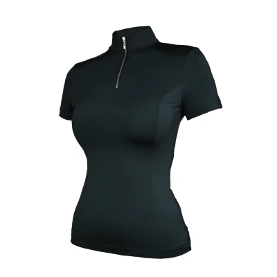 Image de Equestrian Stockholm Black Edition UV Protection Top Short Sleeve