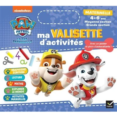 Image de Ma valisette d&#039;activités Maternelle MS et GS Pat&#039;Patrouille 4 5 ans