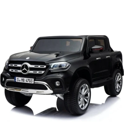 Afbeelding van Mercedes X KLASSE 12V 2 Persoons Kinderauto Metallic Zwart