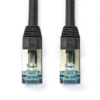 Afbeelding van Netwerkkabel Cat6a S/FTP 10 meter (Zwart)