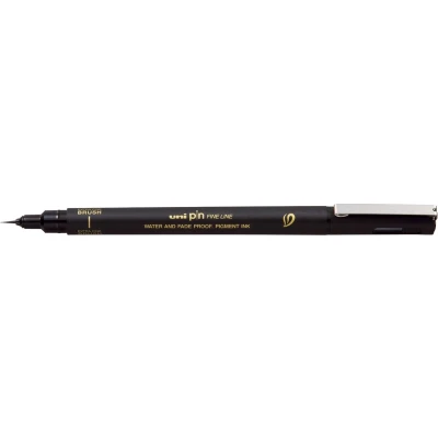 Afbeelding van Fineliner Uni ball Pin brush EF zwart