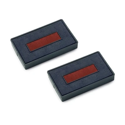 Image de Colop e 200 pack de 2 recharges pré encrée pour printer s200 bleu rouge 990047