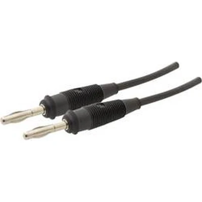 Afbeelding van SKS Hirschmann SML 100/1 Meetsnoer [Banaanstekker 4 mm Banaanstekker mm] 1.00 m Zwart 1 stuk(s)