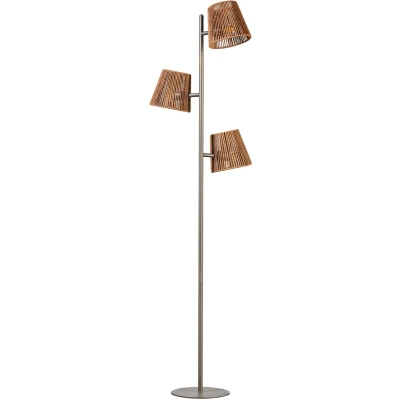 Afbeelding van ETH Daan Vloerlamp 3xE27 Anodic brown