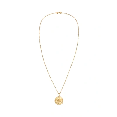 Afbeelding van Elli Mandala COIN Ketting goldcoloured, Dames, Maat: 45, Gold coloured