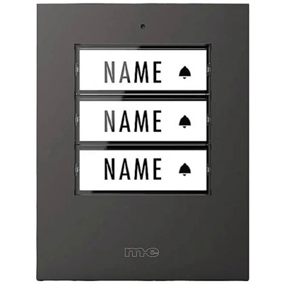 Afbeelding van m e modern electronics 41307 Zender voor Draadloze deurbel Verlicht, Met naambord