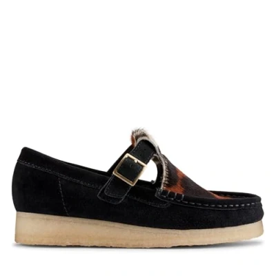 Afbeelding van Clarks Originals Wallabee Mocassins, Dames, Maat: 38, Black interest Leer