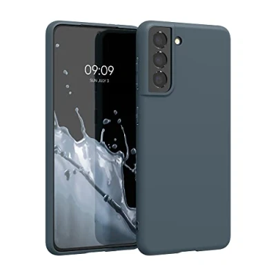 Afbeelding van kwmobile telefoonhoesje geschikt voor Samsung Galaxy S21 Hoesje smartphone Back cover in leisteen
