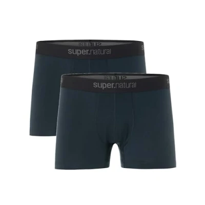 Afbeelding van super.natural Set van 2 functionele boxershorts merinowol voor heren, maat M TUNDRA175