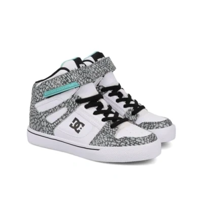 Afbeelding van DC Shoes Pure Hi Se Sneakers voor jongens, Wit/Grijs/Zwart, 28,5 EU