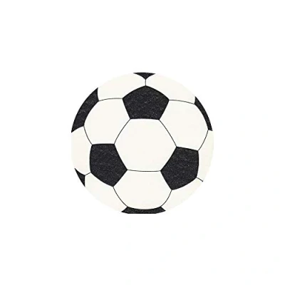 Afbeelding van Duni servetten Silhouettes Football 33x33cm 3 laags tissue FSC pak a 20