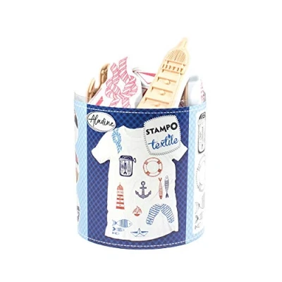 Afbeelding van STAMPO TEXTILE NAVY