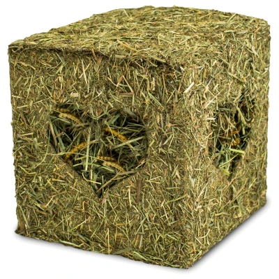 Afbeelding van Jr Farm Hooiblok Met Meelwormen Ruwvoer 13 x cm 125 g
